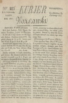 Kurjer Warszawski. 1827, Nro 285 (23 października)