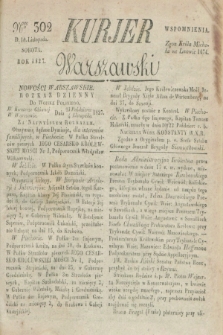 Kurjer Warszawski. 1827, Nro 302 (10 listopada)