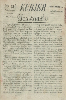 Kurjer Warszawski. 1827, Nro 316 (24 listopada)
