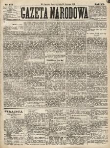 Gazeta Narodowa. 1881, nr 141