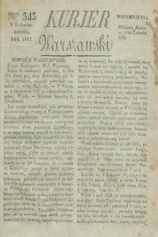 Kurjer Warszawski. 1827, Nro 343 (22 grudnia)