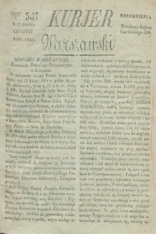Kurjer Warszawski. 1827, Nro 347 (27 grudnia)