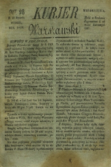 Kurjer Warszawski. 1828, Nro 28 (29 stycznia)