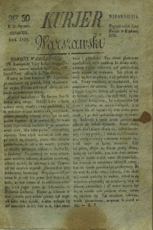 Kurjer Warszawski. 1828, Nro 30 (31 stycznia)