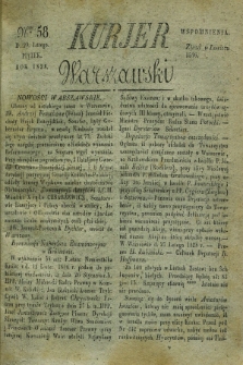 Kurjer Warszawski. 1828, Nro 58 (29 lutego)