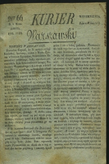 Kurjer Warszawski. 1828, Nro 66 (8 marca)