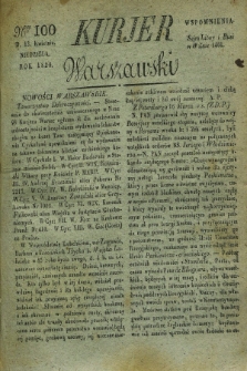 Kurjer Warszawski. 1828, Nro 100 (13 kwietnia)