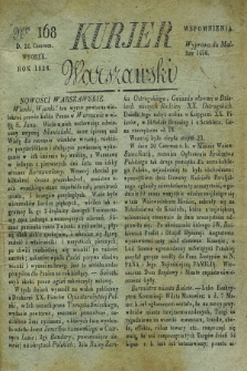 Kurjer Warszawski. 1828, Nro 168 (24 czerwca)