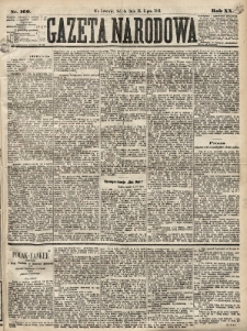 Gazeta Narodowa. 1881, nr 160