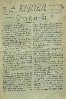 Kurjer Warszawski. 1828, Nro 188 (15 lipca)