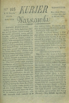 Kurjer Warszawski. 1828, Nro 225 (22 sierpnia)