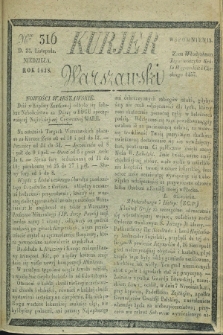Kurjer Warszawski. 1828, Nro 316 (23 listopada)