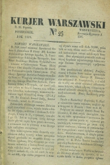 Kurjer Warszawski. 1829, № 25 (26 stycznia)