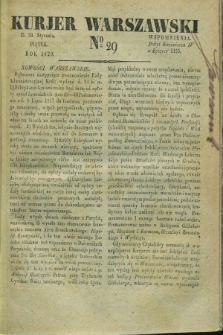 Kurjer Warszawski. 1829, № 29 (30 stycznia)