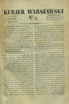 Kurjer Warszawski. 1829, № 31 (1 lutego)