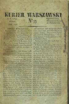 Kurjer Warszawski. 1829, № 53 (24 lutego)