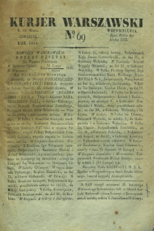 Kurjer Warszawski. 1829, № 69 (12 marca)