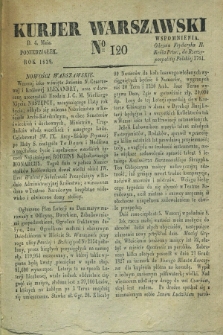 Kurjer Warszawski. 1829, № 120 (4 maja)