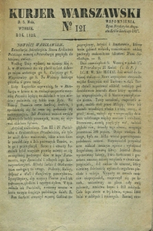 Kurjer Warszawski. 1829, № 121 (5 maja)