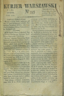 Kurjer Warszawski. 1829, № 123 (7 maja)