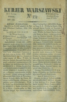 Kurjer Warszawski. 1829, № 152 (9 czerwca)