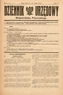 Dziennik Urzędowy Województwa Pomorskiego. 1926, nr 4 i 5