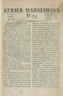 Kurjer Warszawski. 1829, № 174 (3 lipca)