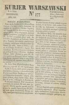Kurjer Warszawski. 1829, № 177 (6 lipca)