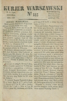 Kurjer Warszawski. 1829, № 183 (12 lipca)