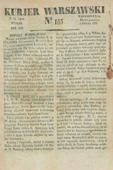 Kurjer Warszawski. 1829, № 185 (14 lipca)