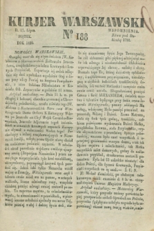 Kurjer Warszawski. 1829, № 188 (17 lipca)