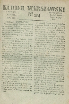 Kurjer Warszawski. 1829, № 224 (23 sierpnia)