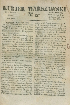 Kurjer Warszawski. 1829, № 237 (5 września)