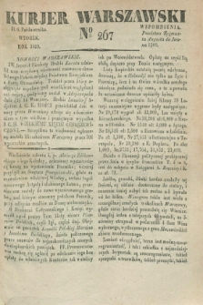 Kurjer Warszawski. 1829, № 267 (6 października)