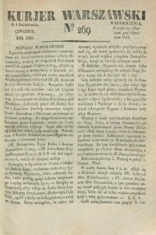 Kurjer Warszawski. 1829, № 269 (8 października)