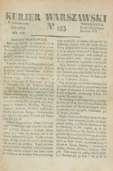 Kurjer Warszawski. 1829, № 283 (22 października)