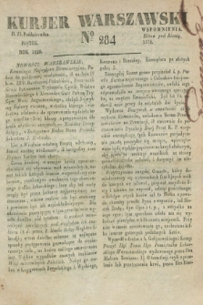 Kurjer Warszawski. 1829, № 284 (23 października)