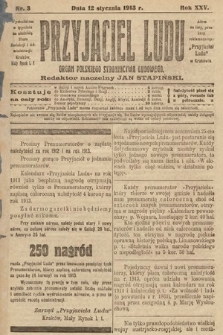 Przyjaciel Ludu : organ Polskiego Stronnictwa Ludowego. 1913 , nr 3