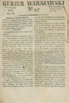 Kurjer Warszawski. 1829, № 297 (6 listopada)