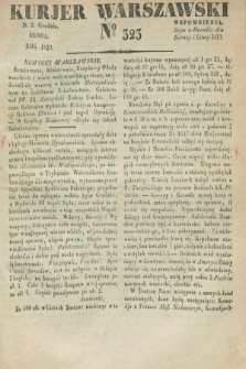 Kurjer Warszawski. 1829, № 323 (2 grudnia)