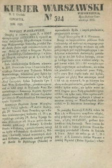 Kurjer Warszawski. 1829, № 324 (3 grudnia)