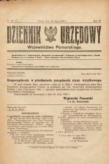 Dziennik Urzędowy Województwa Pomorskiego. 1926, nr 13