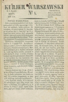 Kurjer Warszawski. 1830, № 8 (9 stycznia)
