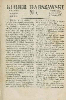 Kurjer Warszawski. 1830, № 9 (10 stycznia)