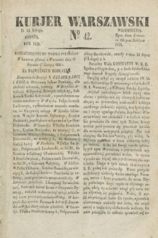 Kurjer Warszawski. 1830, № 42 (13 lutego)