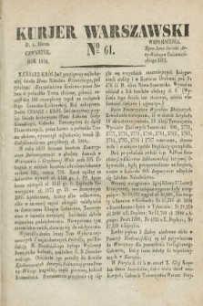 Kurjer Warszawski. 1830, № 61 (4 marca)