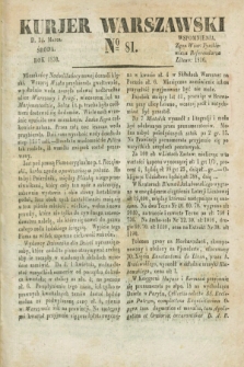 Kurjer Warszawski. 1830, № 81 (24 marca)