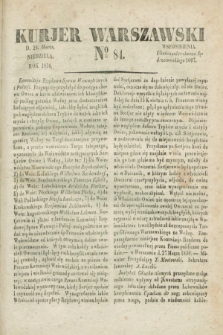 Kurjer Warszawski. 1830, № 84 (28 marca)