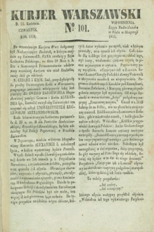 Kurjer Warszawski. 1830, № 101 (15 kwietnia)