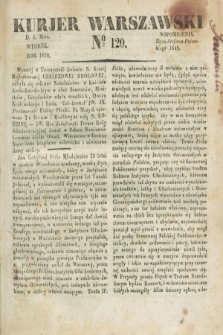 Kurjer Warszawski. 1830, № 120 (4 maja)